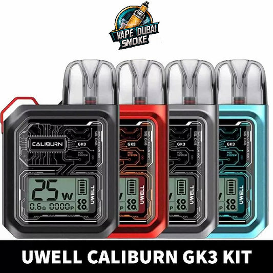 Uwell Caliburn GK3 Pod System Device - Stylish & Powerful 25W Vape Kit in UAE