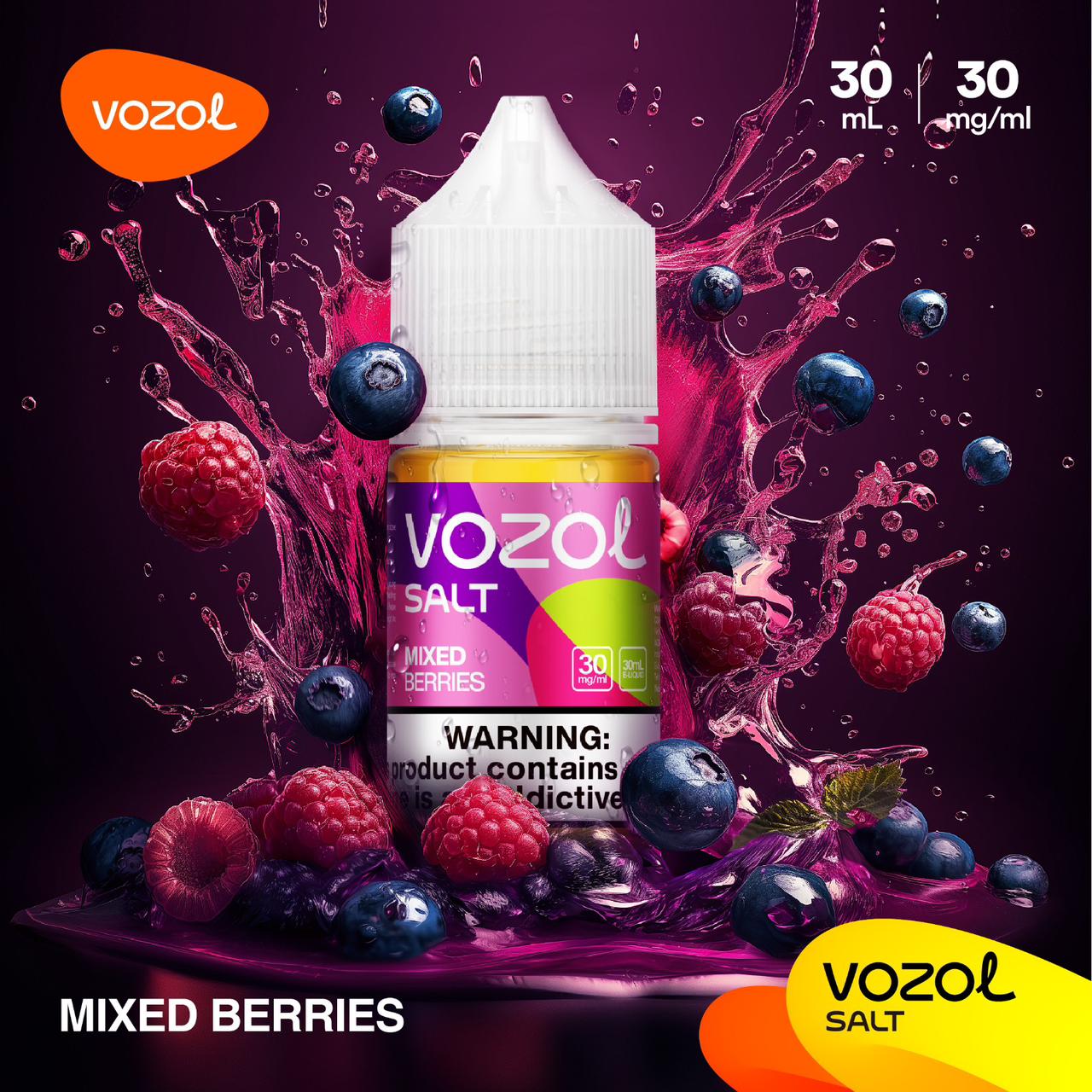 Vozol Saltnic 30ml E-liquid Premium in Dubai