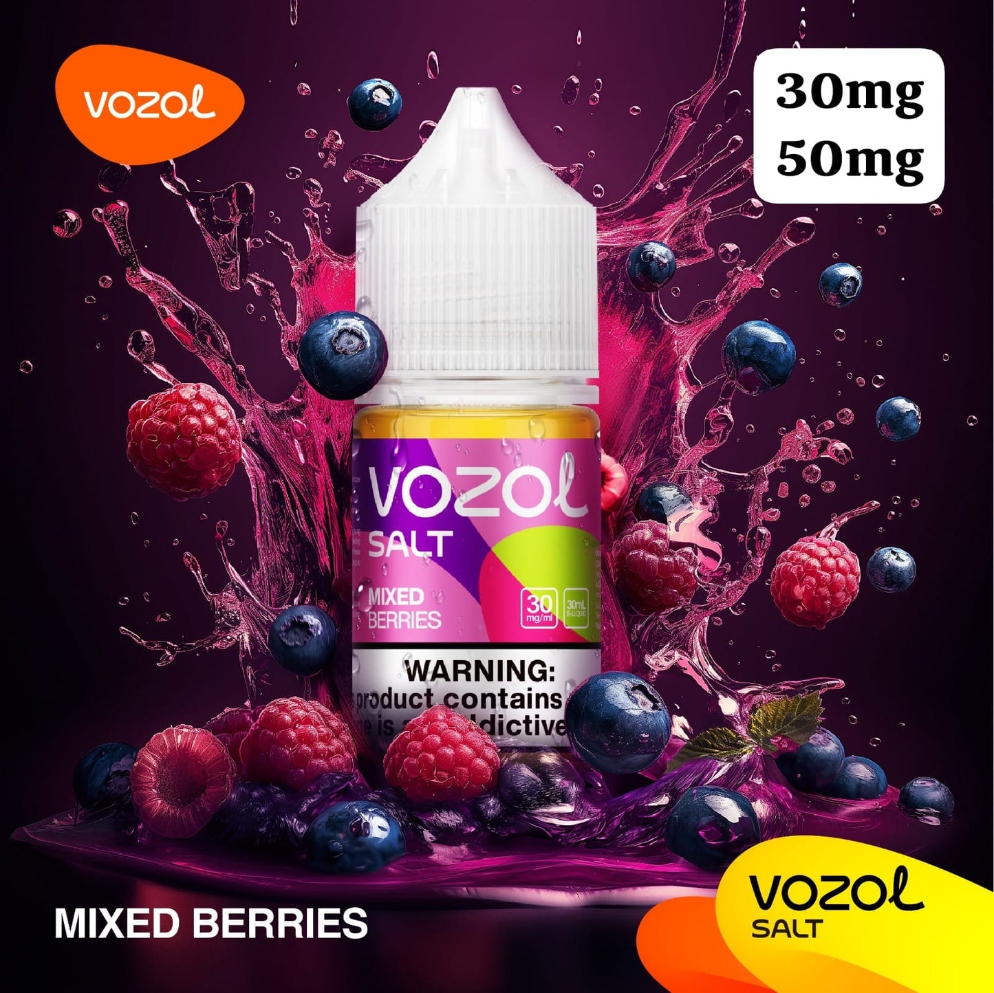 Vozol Saltnic 30ml E-liquid Premium in Dubai