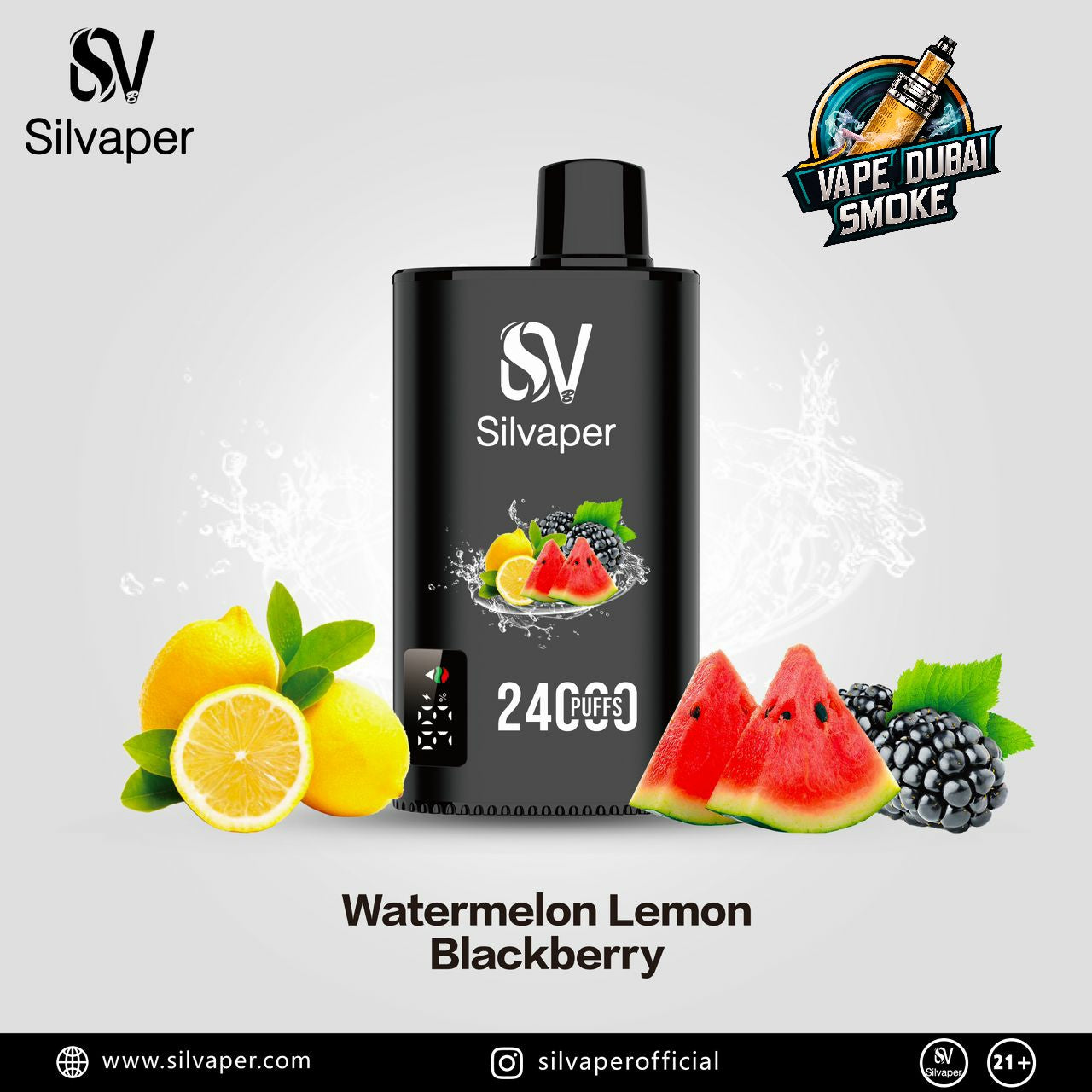 Silvaper 24000 Puffs Rechargeable Disposable Vape in Dubai Silvaper 24000 Puffs Rechargeable Disposable Vape in Dubai