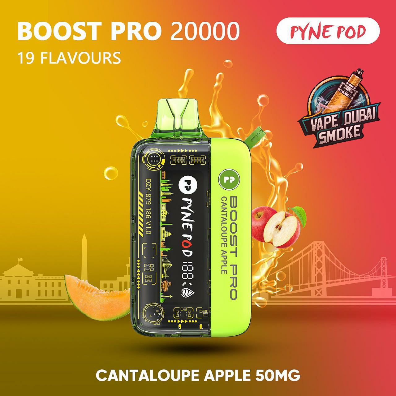 PYNE POD Boost Pro 20000 Puffs Disposable Vape In Dubai