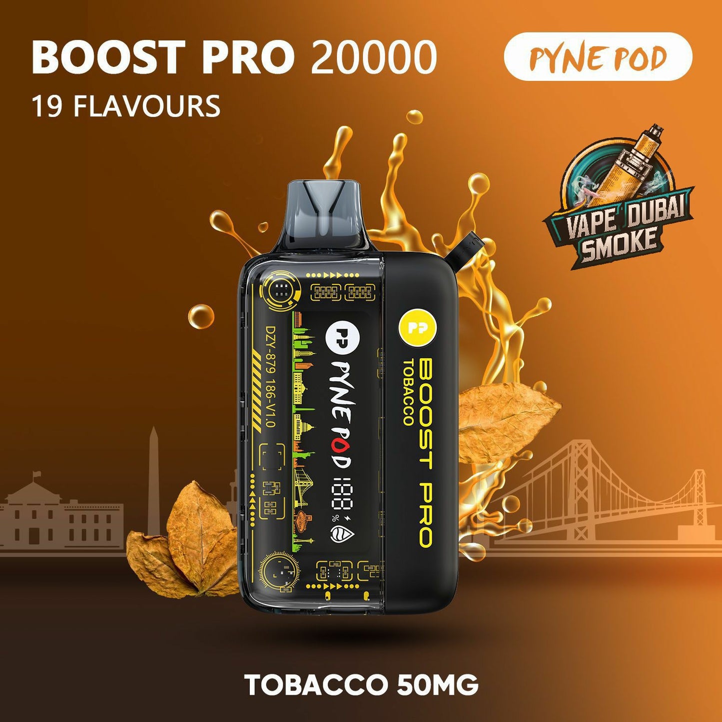 PYNE POD Boost Pro 20000 Puffs Disposable Vape In Dubai