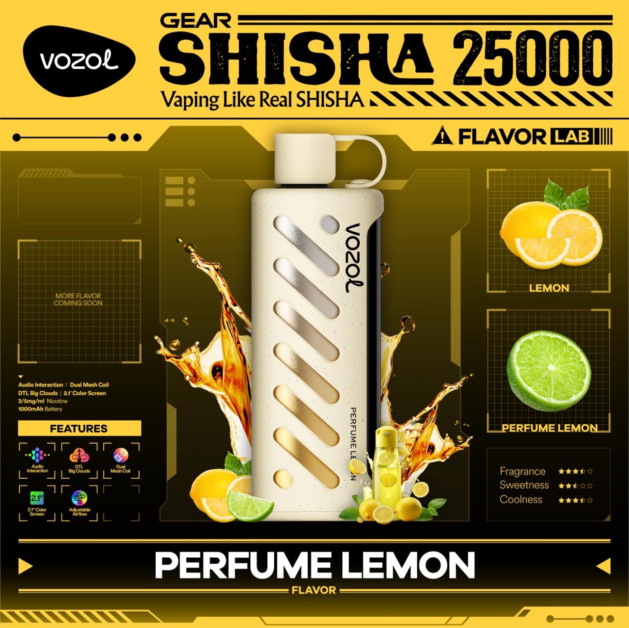 Vozol Gear Shisha 25000 Puffs Disposable Vape In Dubai