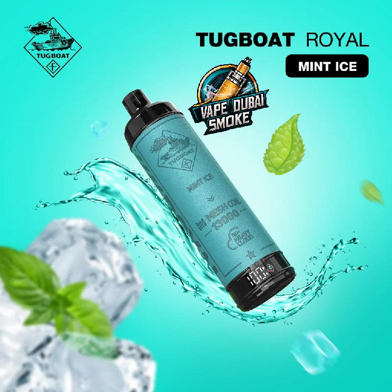 Tugboat Royal 13000 Puffs Disposable Vape - 12 Flavors, 5% Nicotine In Dubai Tugboat Royal 13000 Puffs Disposable Vape - 12 Flavors, 5% Nicotine In Dubai