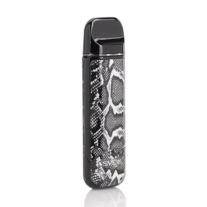 SMOK Novo black and white snakeskin pattern pod device.