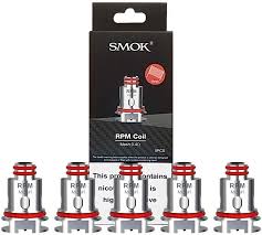 SMOK RPM Coil retail box with multiple silver coils displayed in front