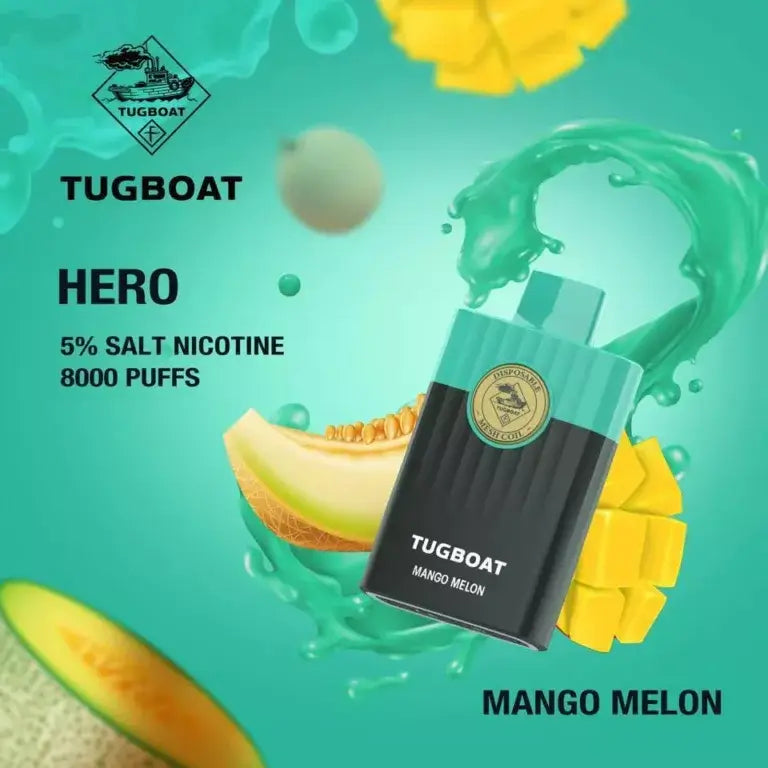 Tugboat Hero 8000 Puffs Disposable Vape in Dubai, UAE - Best Offers on TUGBOAT - HERO Pod KitTUGBOAT