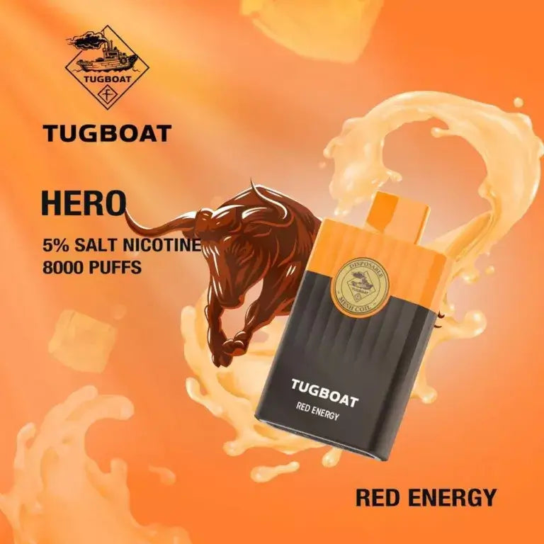 Tugboat Hero 8000 Puffs Disposable Vape in Dubai, UAE - Best Offers on TUGBOAT - HERO Pod KitTUGBOAT