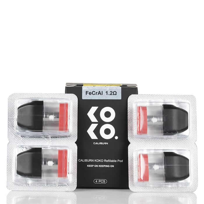 Uwell Caliburn KOKO FeCrAl 1.2Ω refillable pods, 4 pack with box