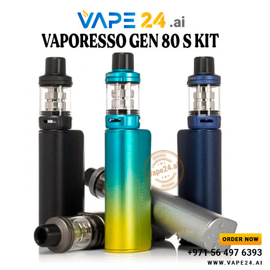 Vaporesso GEN 80S 80W Starter Kit - Best Price in Dubai for Axon Chipset Vape!80W Vape,Axon Chipset,Best Price,Dubai UAE,GEN 80 S,iTank Atomizer,Starter Kit,Sub-Ohm Tank Compatible,Vaporesso