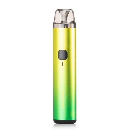 Wenax H1 green yellow gradient pod vape device front view