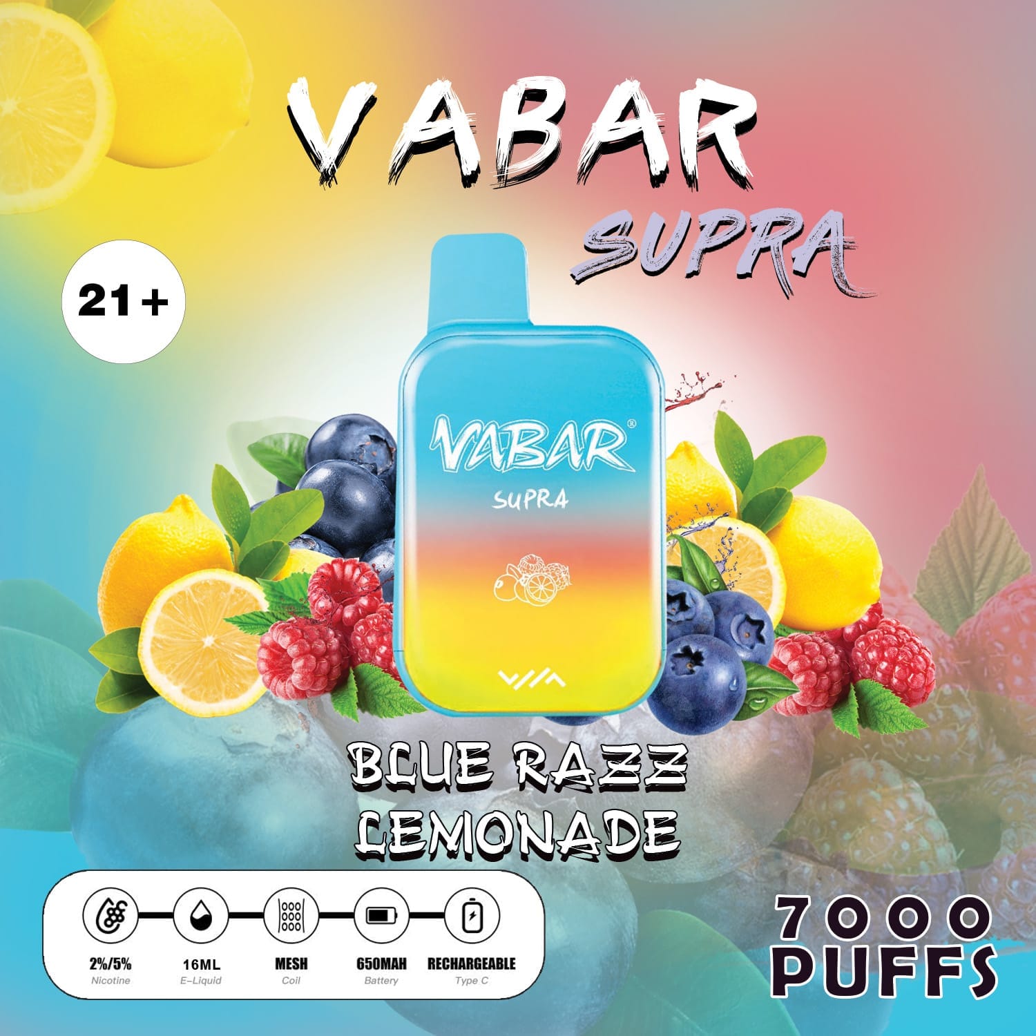 Vabar Supra 7000 Puffs Disposable in UAE 2023