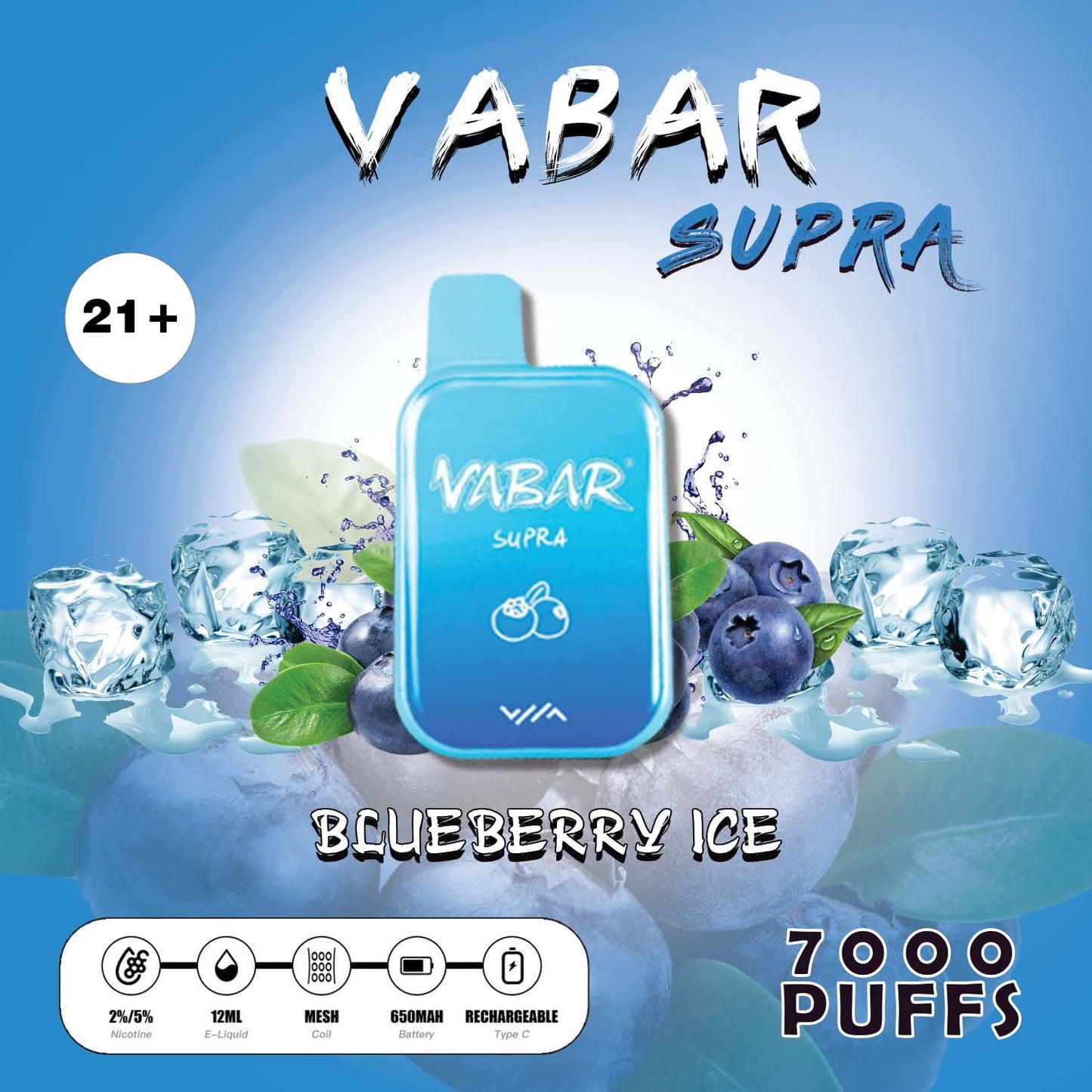 Vabar Supra 7000 Puffs Disposable in UAE 2023