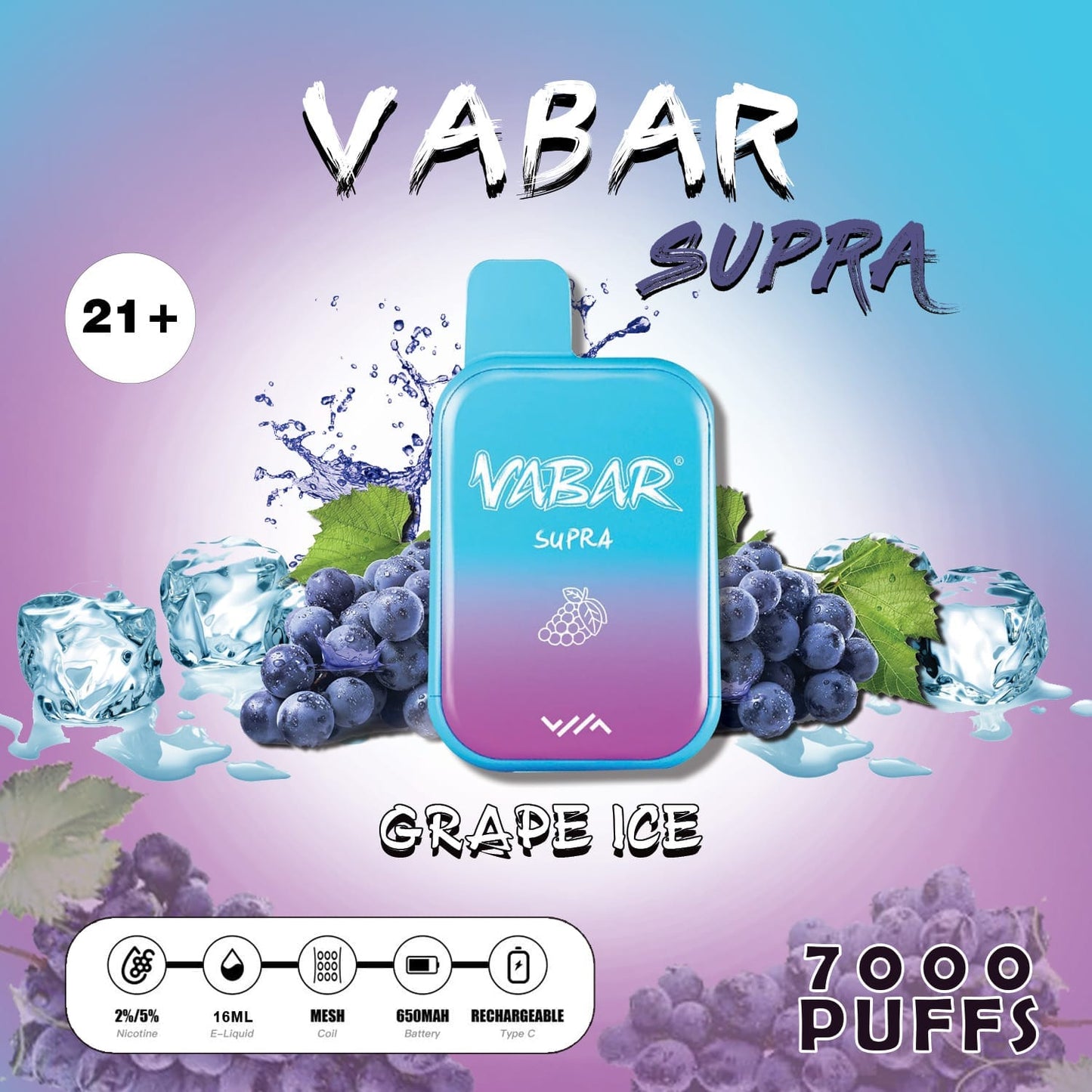 Vabar Supra 7000 Puffs Disposable in UAE 2023