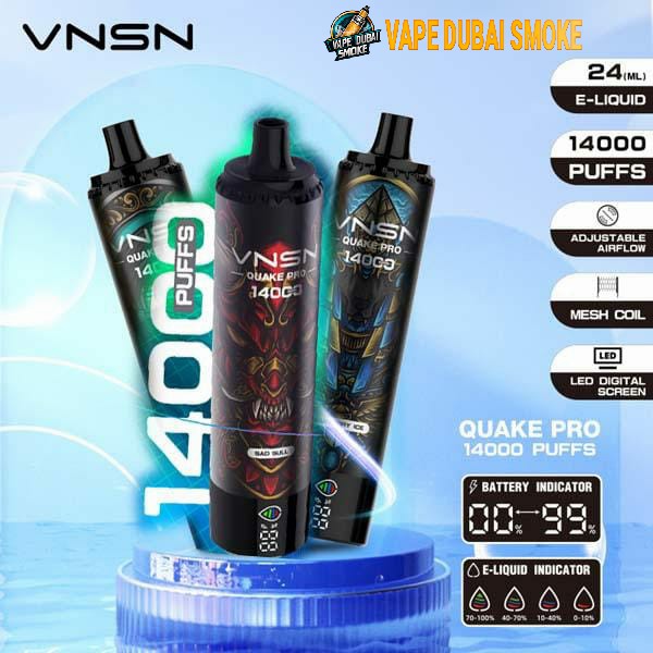 VNSN Quake Pro 14000 Puffs Disposable Vape