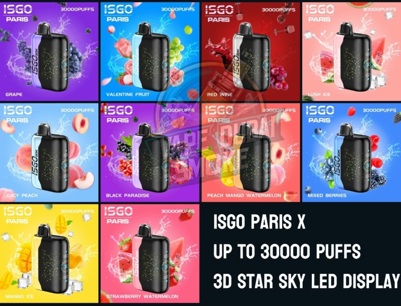 ISGO Paris X 30000 Puffs Disposable Vape Dubai's Best