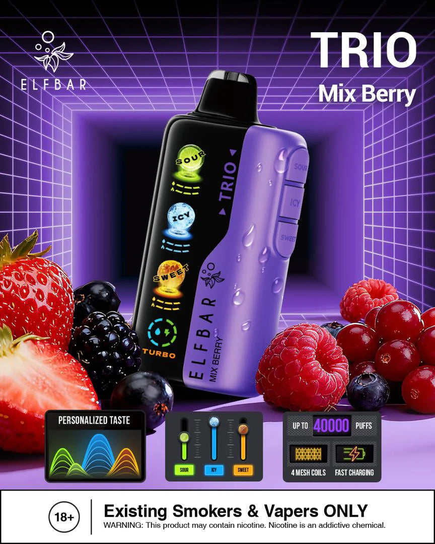 ELF BAR Trio 40000 Puffs Disposable Vape