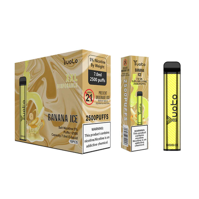 YUOTO XXL DISPOSABLE VAPE 2500 PUFFS