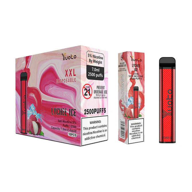 YUOTO XXL DISPOSABLE VAPE 2500 PUFFS