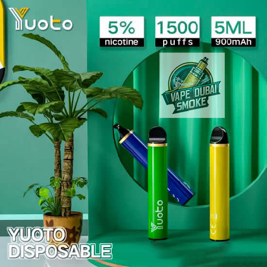 Yuoto Disposable Vape 1500 puffs Good and original product in Uae