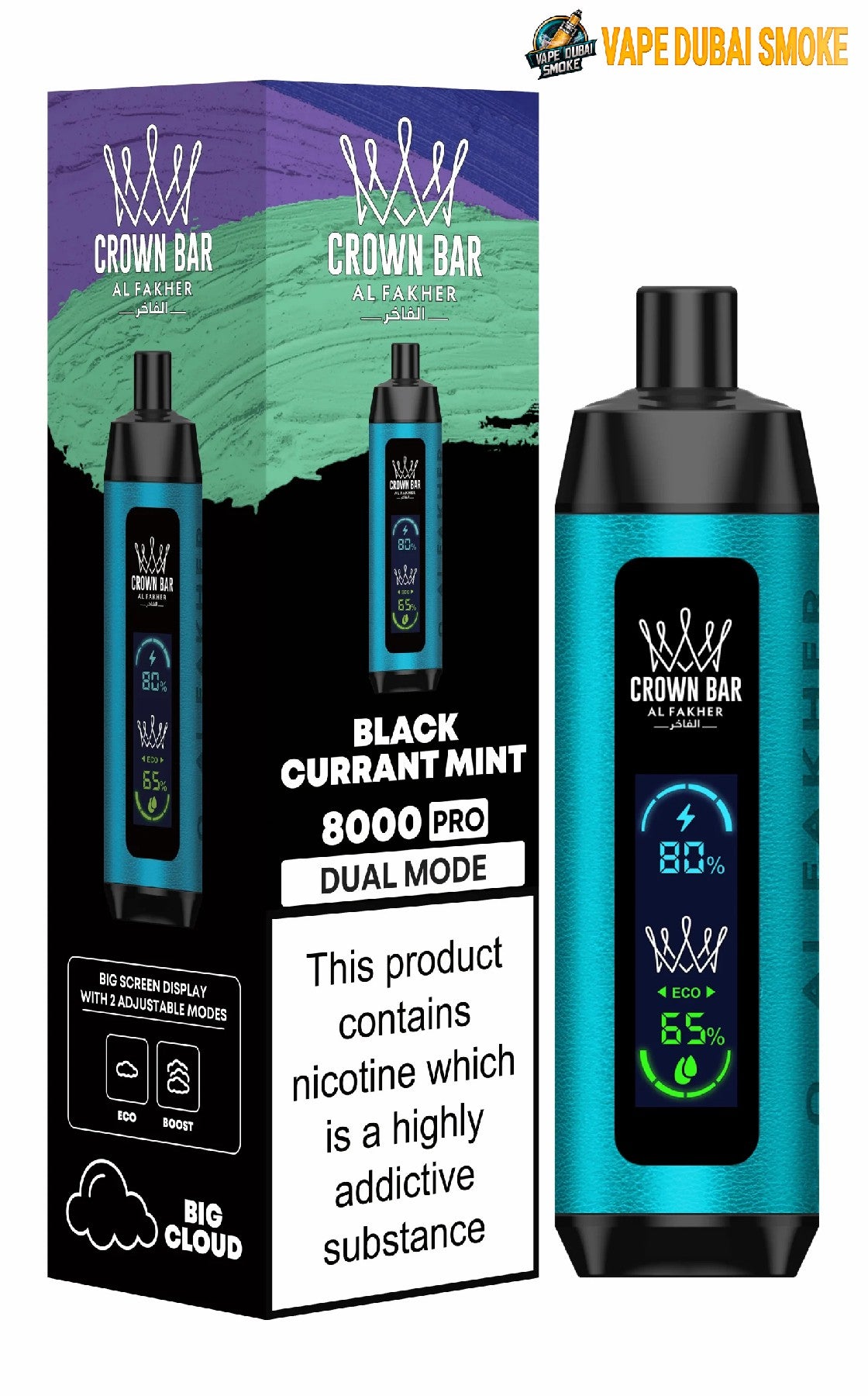 Al Fakher Pro 8000 Puffs Crown Bar Disposable Al Fakher Pro 8000 Puffs Crown Bar Disposable