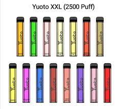 YUOTO XXL DISPOSABLE VAPE 2500 PUFFS