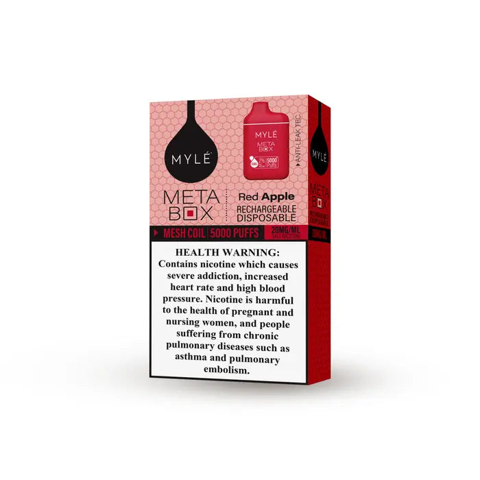 MYLE Meta Box 5000 PUFFS 20mg - 2% Nicotine Disposable Vape in Dubai