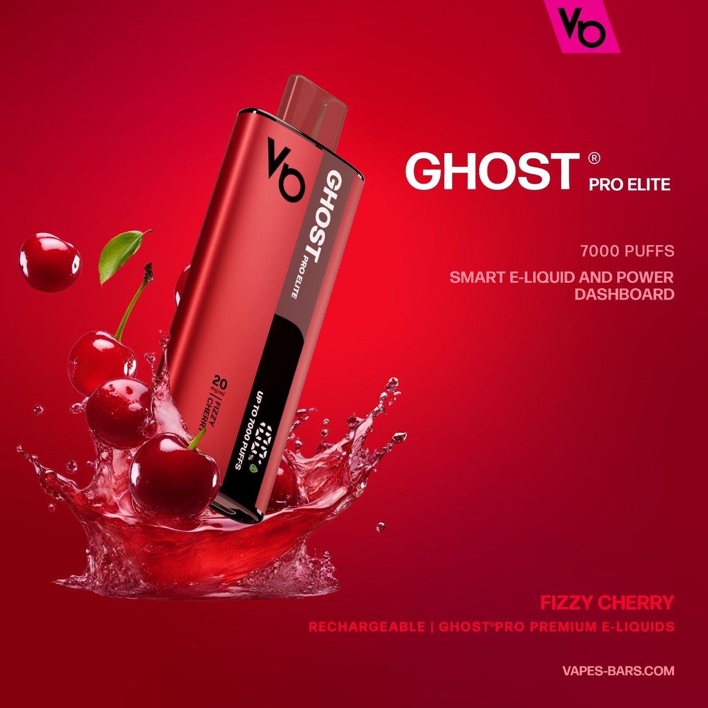 VAPES BARS Ghost Pro Elite Disposable 7000 Puffs