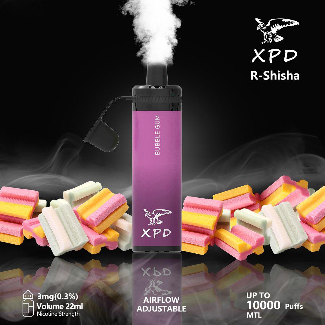 XPD BAR R Shisha 10000 Puffs Disposable Vape 3mg Nicotine In UAE