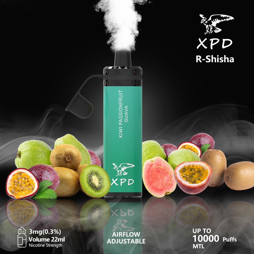 XPD BAR R Shisha 10000 Puffs Disposable Vape 3mg Nicotine In UAE