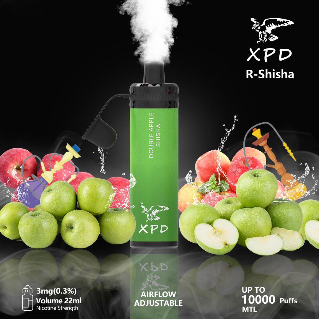 XPD BAR R Shisha 10000 Puffs Disposable Vape 3mg Nicotine In UAE