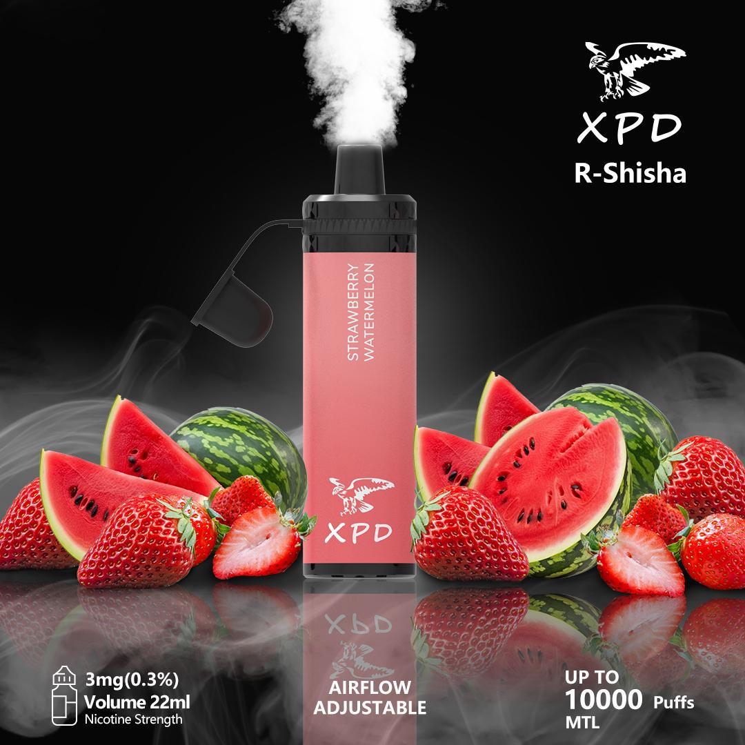 XPD BAR R Shisha 10000 Puffs Disposable Vape 3mg Nicotine In UAE