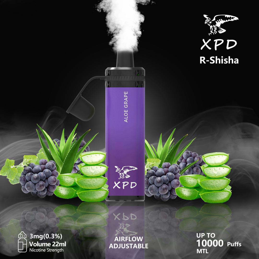 XPD BAR R Shisha 10000 Puffs Disposable Vape 3mg Nicotine In UAE