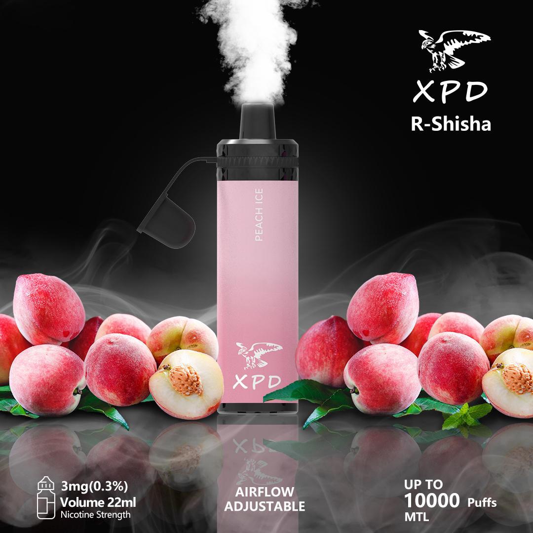 XPD BAR R Shisha 10000 Puffs Disposable Vape 3mg Nicotine In UAE