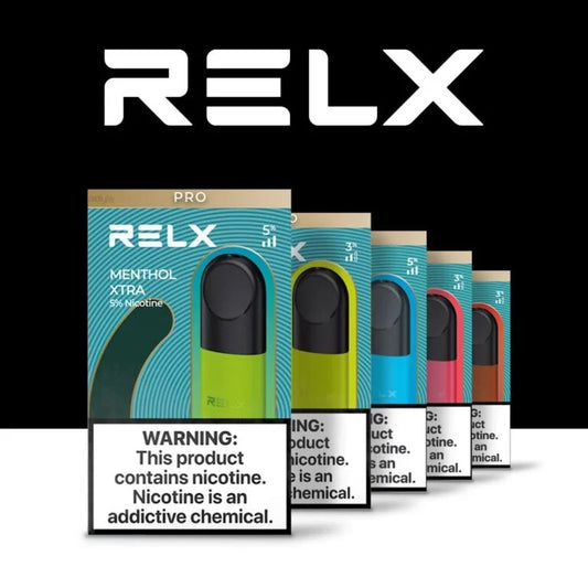 RELX PRO Pods | RELX Explore Infinity & Essential Flavors | Vape24.ai | Buy online Dubai UAE