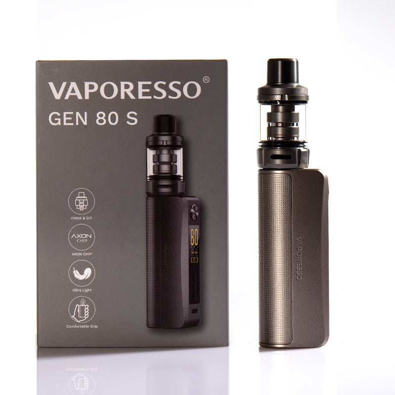 Vaporesso GEN 80S 80W Starter Kit - Best Price in Dubai for Axon Chipset Vape!80W Vape,Axon Chipset,Best Price,Dubai UAE,GEN 80 S,iTank Atomizer,Starter Kit,Sub-Ohm Tank Compatible,Vaporesso